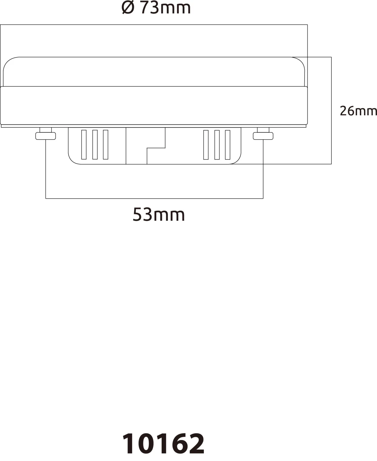 LED LEUCHTMITTEL KUNSTSTOFF OPAL, 1XGX53 LED 4