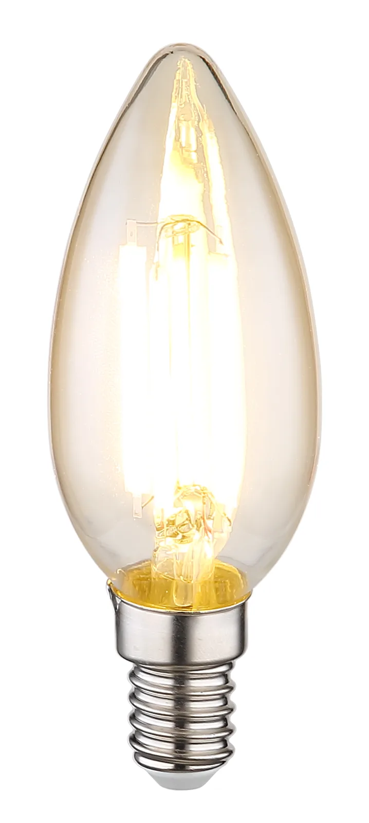 LED LEUCHTMITTEL GLAS AMBER, 1XE14 LED