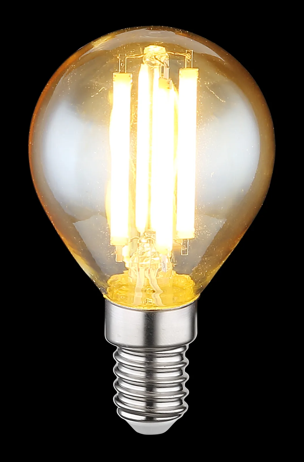 LED LEUCHTMITTEL GLAS AMBER, 1XE14 LED 3