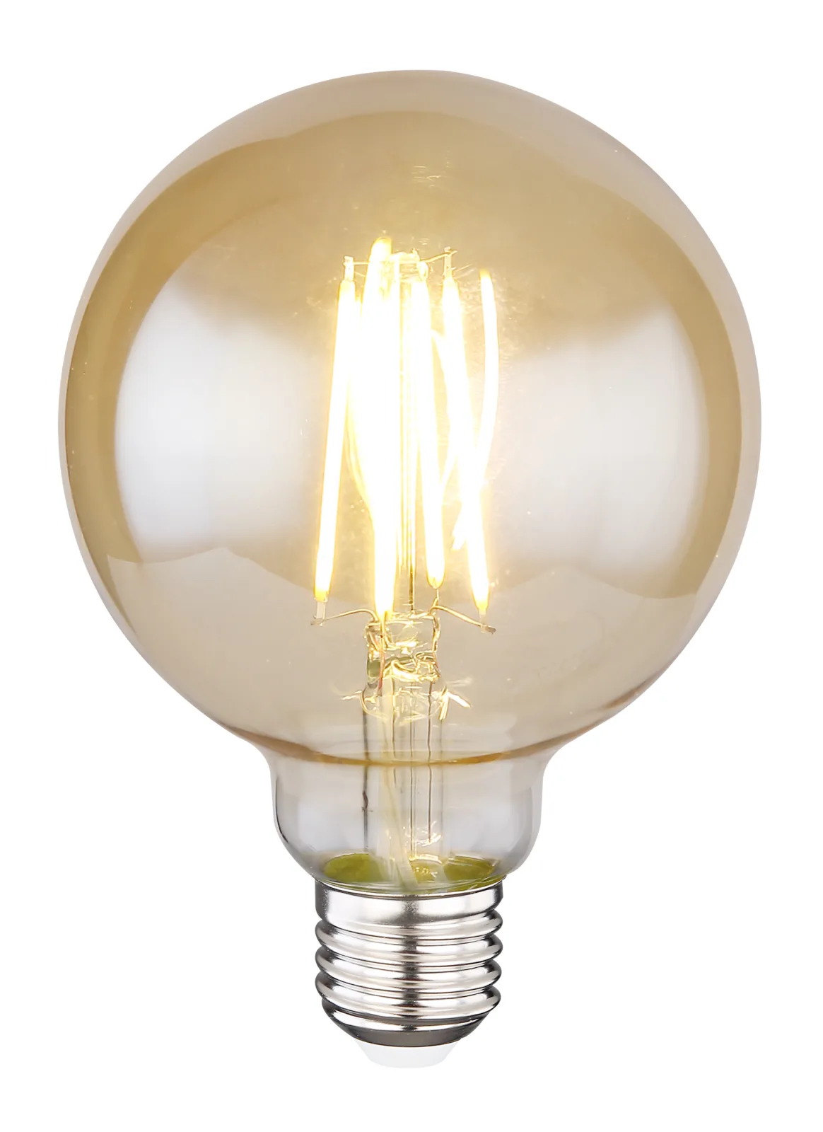 LED LEUCHTMITTEL GLAS AMBER, 1XE27 LED 2