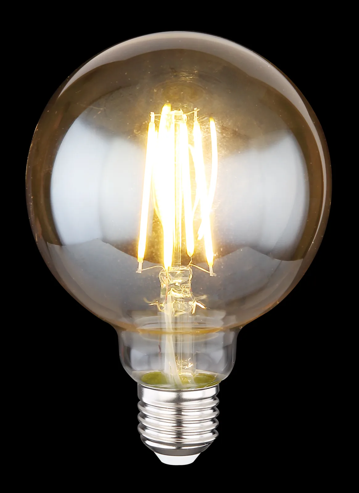 LED LEUCHTMITTEL GLAS AMBER, 1XE27 LED 4
