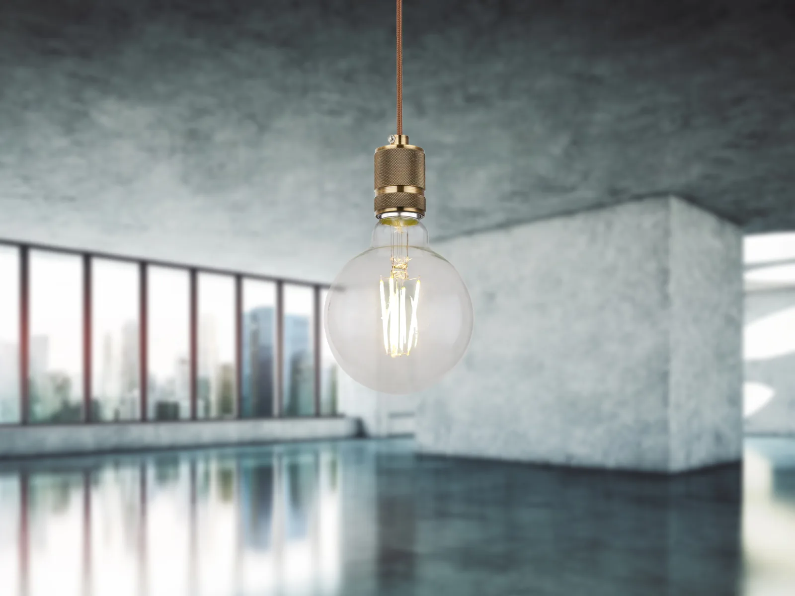 LED LEUCHTMITTEL GLAS KLAR, 1XE27 LED