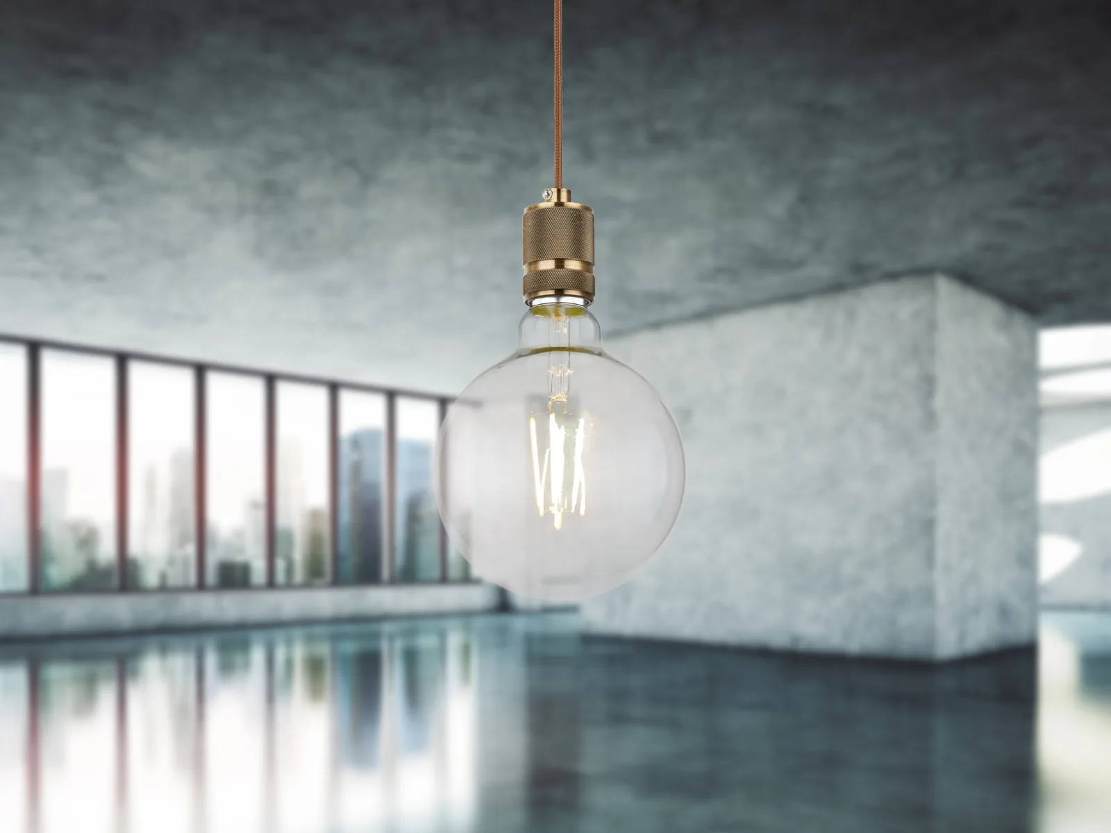 LED LEUCHTMITTEL GLAS KLAR, 1XE27 LED